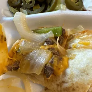 Beef Fajita Quesadilla