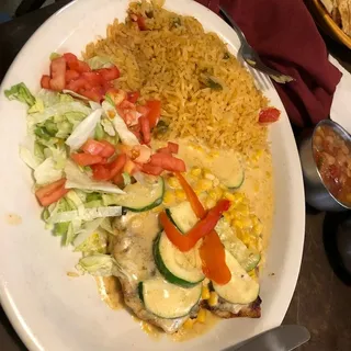 Pechuga con Calabaza Lunch Special