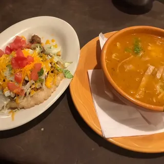 Bowl of Salsalito Tortilla Soup