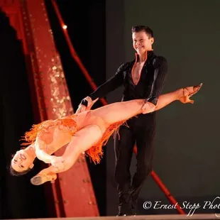 John and Mayuko competing at the 2010 San Francisco Bay Area International Salsa Congress.