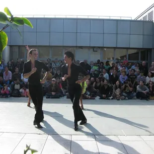 Salsamania's Nueva Dimension performing at the San Francisco Library for the 2011 Trolley Dances SF event.