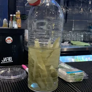 Cucumber infused tequila