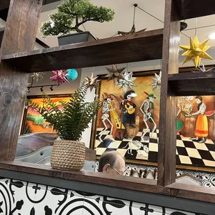 outside, sushi and sashimi