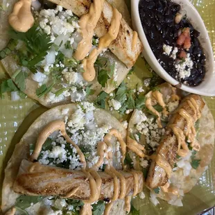 Puffy Mahi Tacos