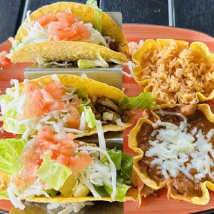 3 of the same tacos grilled chicken