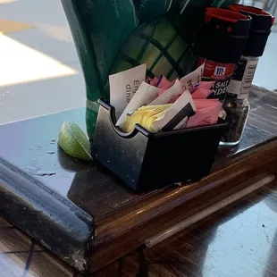 Found this on our table when we sat down