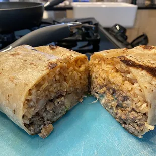 Carne asada burrito
