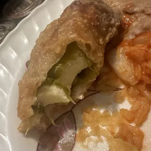 Cheese not melted at all