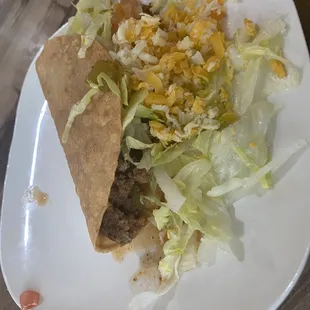 8521 My fave. place 2get crunchy taco, because it doesnt get soggy &amp; i dont have to rush to eat it be4 falling apart like other places!