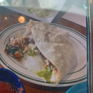 Half of Cali burrito