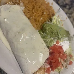 Burrito Alcapulco. This was amazing!!!!!