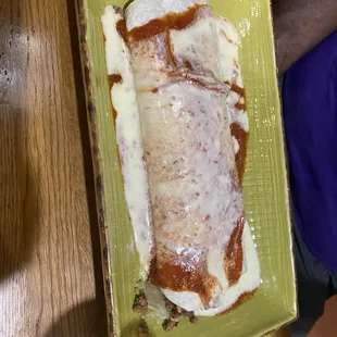 Beef burrito