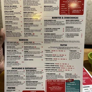 he menu