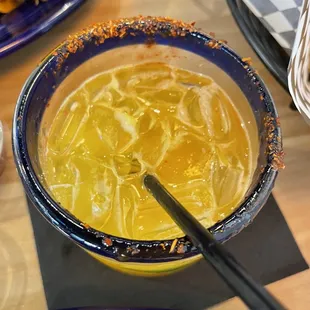Mango Margarita with Chile Salt