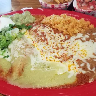 Cheese Enchilada Plate