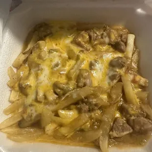 Chile Cheese Fries w/ Chicharrones