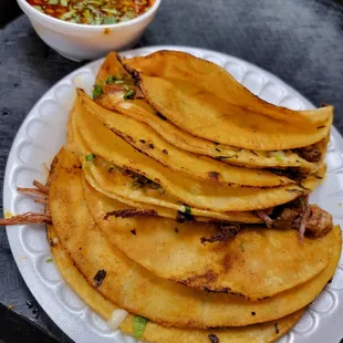 Queso Birria Taco - 3 taco plate