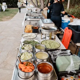 catering tables