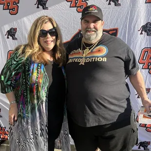 Me and the classmate Teresa great reunion great food