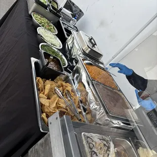 Beautiful set up, great food