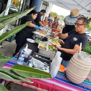 Company Halloween lunch in with Salsitas Tacos