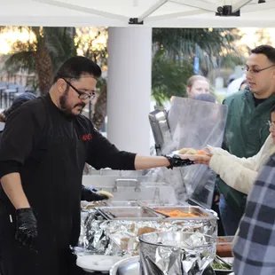 Jose, serving tacos!