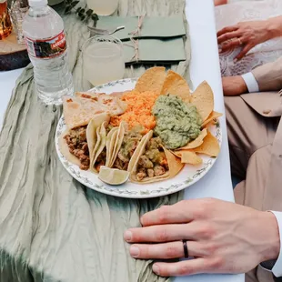 tacos at our wedding