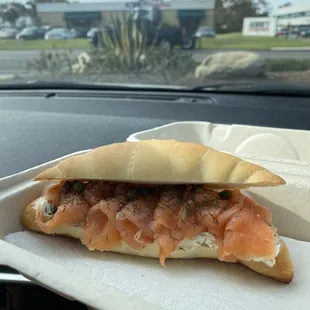 Smoked Salmon Panini