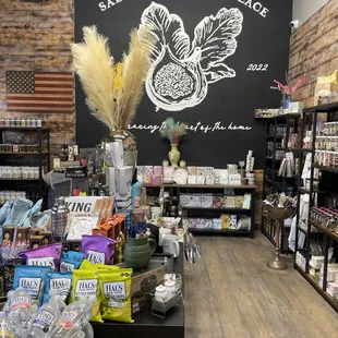 a display of salt and fig