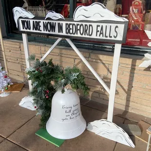 Their displays are so cute! &quot;It&apos;s a Wonderful Life&quot; theme
