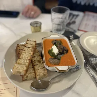 CHARRED MEATBALLS &amp; RICOTTA