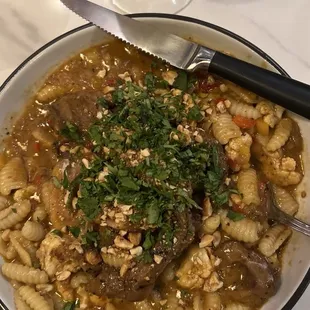 Gnocchi braised rib