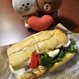 Tuscan Sandwich... after the flight from Denver to Ontario, California
