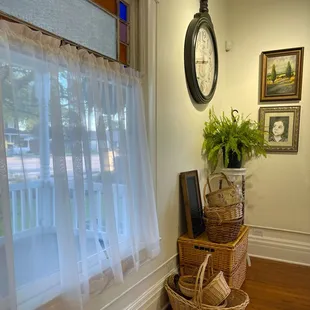 We are located in a beautiful historic farmhouse in Old Town Keller.