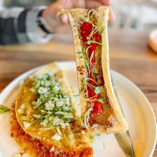 Bone Marrow Quesadilla