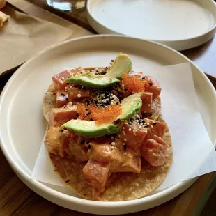 Tuna Tostada