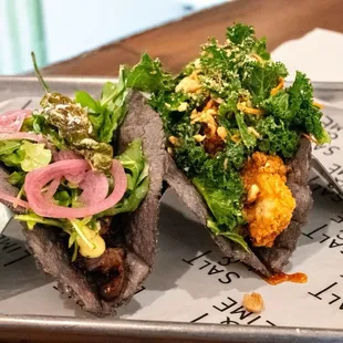 Had the Ribeye and the Crispy Chicken Tender Taco