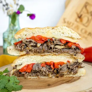 Or Crispy yet mouthwatering Steak Sandwich