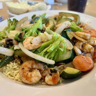 Oriental Shrimp plate