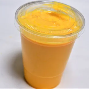  smoothie in a plastic cup