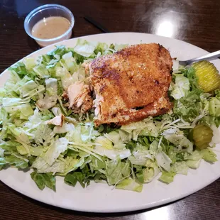 Blackened Salmon Ceasar