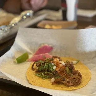 Carnitas taco