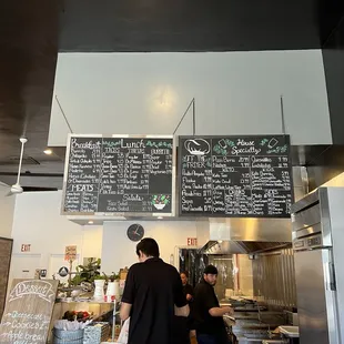 Menu as of September 2022.