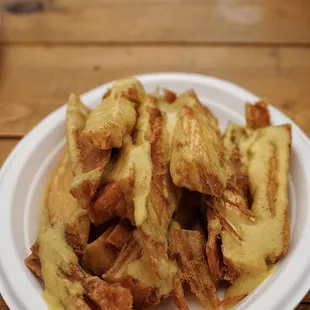 Yuca con Crema de Rocoto