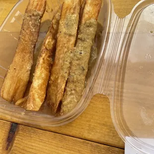 Yuca con Crema de Rocoto