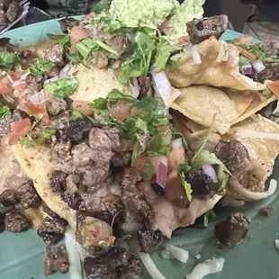 Nachos de asada