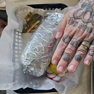 Size of burrito