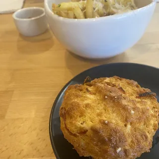 Cheddar and Fresno Pepper Biscuit