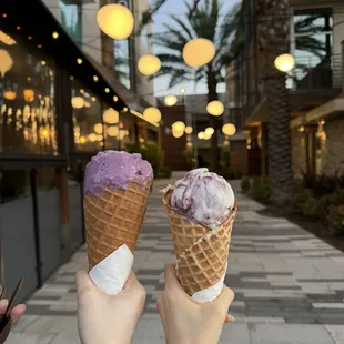 Huckleberry Cornbread Pudding &amp; Goat Cheese Marionberry Habanero