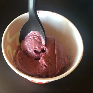 Strawberry Coconut Water Sherbet (v)